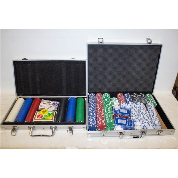 COMPLETE POKER SET & INCOMPLETE POKER SET