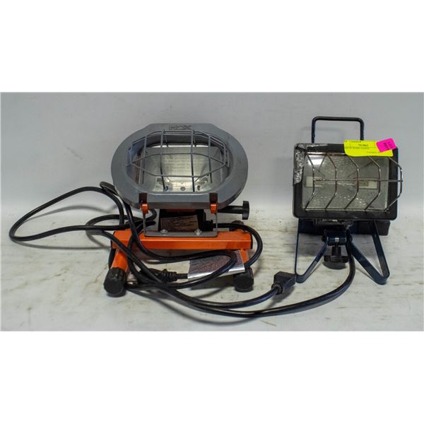 PAIR OF WORK LIGHTS