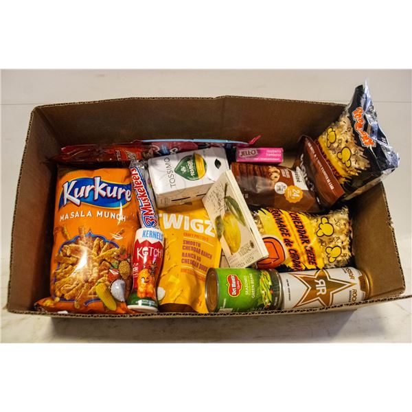 FLAT OF NON PERISHABLE FOOD PRODUCTS VARIOUS BB