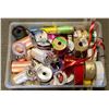 Image 1 : LARGE TOTE OF CRAFTING RIBBON