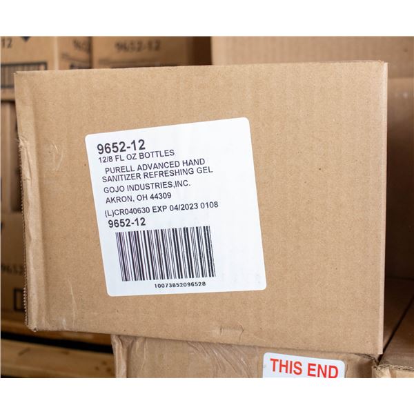 NEW CASE OF 12 PURELL HAND SANITIZERS 8 FL OZ