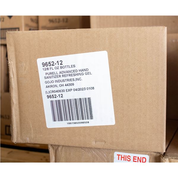 NEW CASE OF 12 PURELL HAND SANITIZERS 8 FL OZ