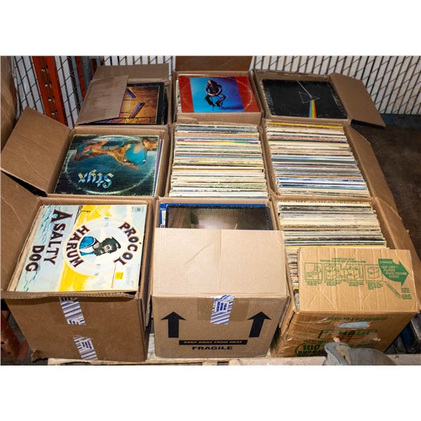 PALLET OF RECORDS: ROCK, POP, COUNTRY & MORE