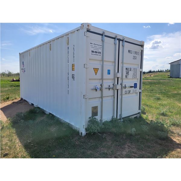 8 x 20ft sea can. As new, contents not included