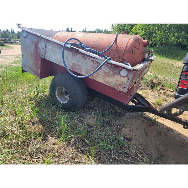 ATV alum. utility trailer. Approx 5 x3.5ft. Tank sells separate.