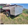 Image 2 : ATV alum. utility trailer. Approx 5 x3.5ft. Tank sells separate.