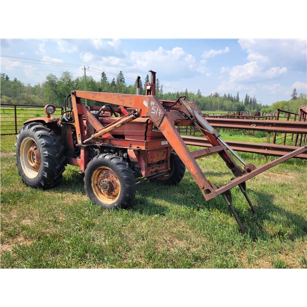 UTB 445 tractor. 45hp. LDR post pounder, and pump, running