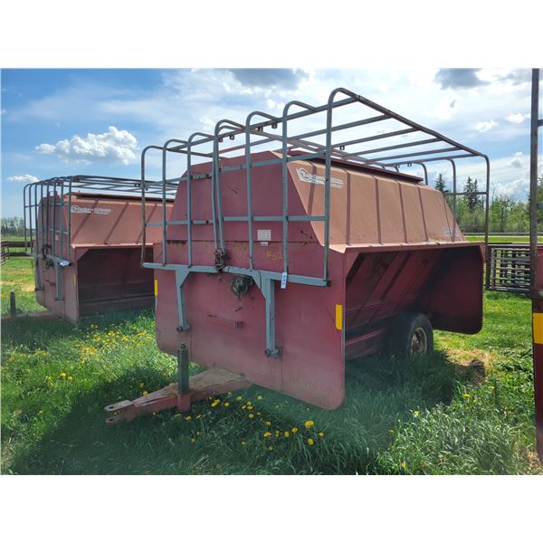 Ranchers livestock equipment  250 creep feeder. Pull type w/feeder panel.  10ft.