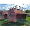 Image 1 : Ranchers livestock equipment 250 creep feeder. Pull type w/feeder panel.  10 ft.