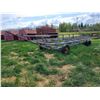 Image 2 : Heavy duty bale wagon. Approx 26ft long, 9ft wide. Dual rear axles,