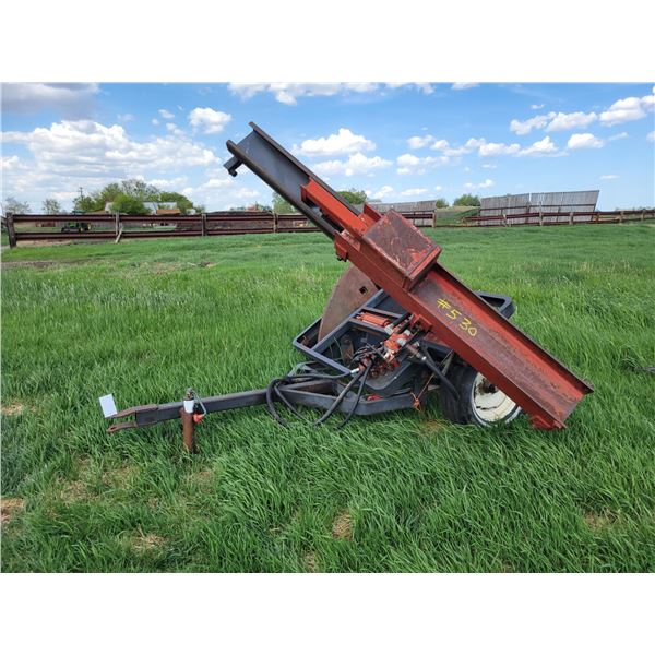 PTO driver post pounder. Trail type, 8ft swing.