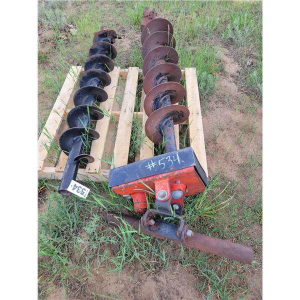 Wheatheart auger. Hyd drive, 12" bit, and 9" bit.