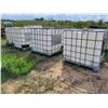 Image 1 : Group of 4 water totes in cages. C/w lids, and valves.
