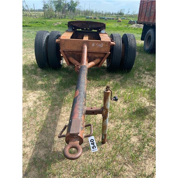 Homebuilt converter dolly.