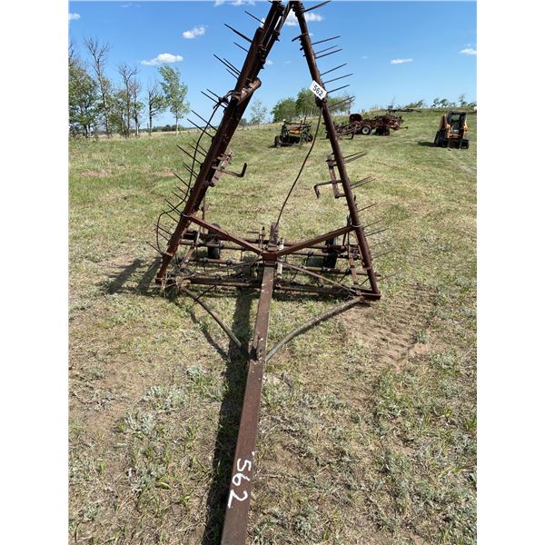 Allied 16ft 3 bar tine harrows.