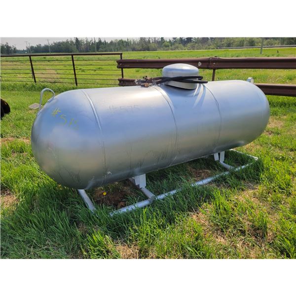 250psi propane 500 tank. Cert fall 2024. Bottle /truck fill kit, stand, 2 tank heaters.