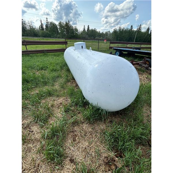 250psi propane 1000gallon tank. Cert fall 2024.