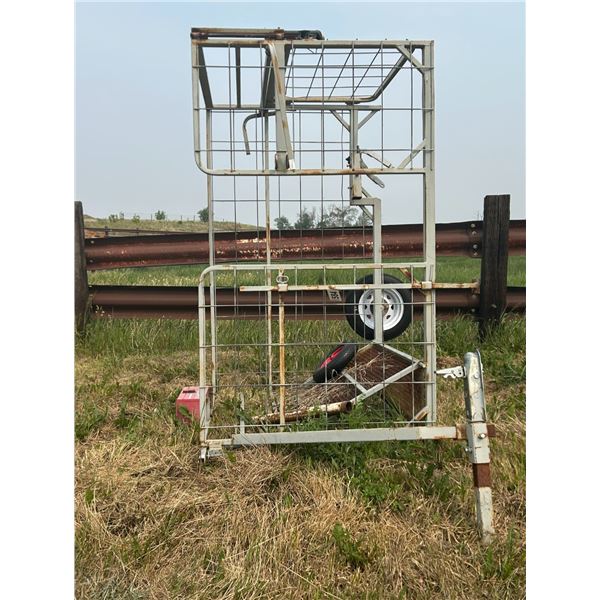 Ranchhand calf catcher. New wheels. Complete.