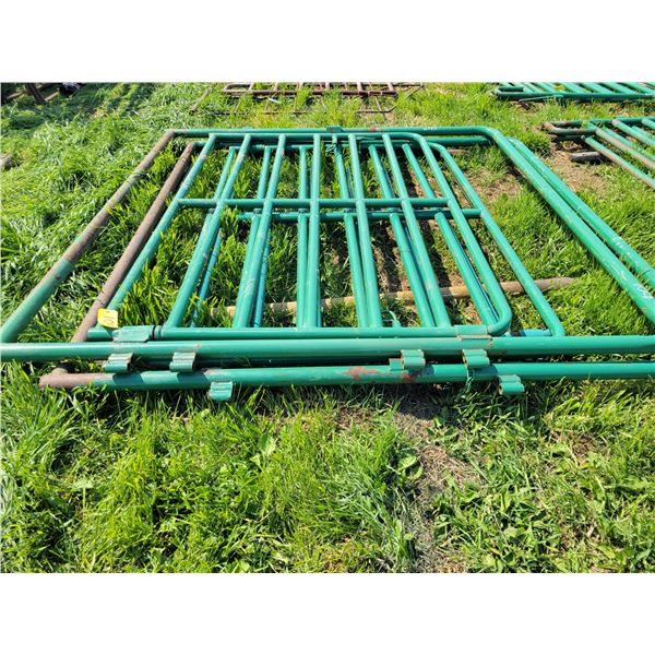 (So much each x 3) 3- Standing cattle gates, approx. 91 in. x 90 in.