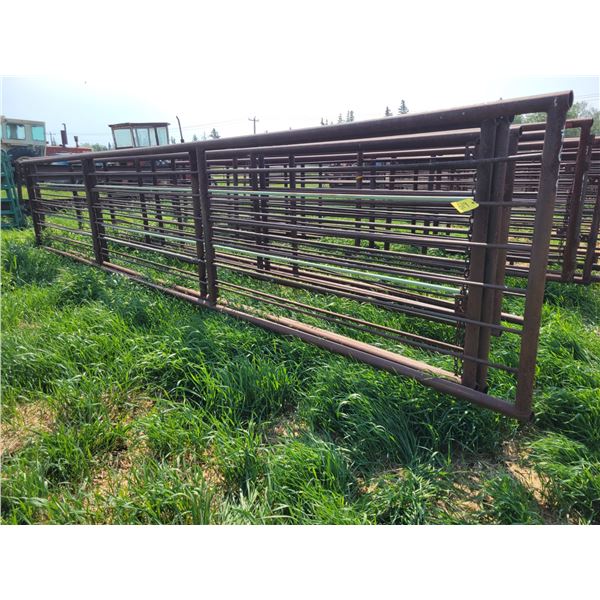 (So much each x 6) 6- Free standing Panels, approx. 280 in. x 63 in. H, 2 1/2 in. pipe