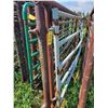 Image 1 : Free standing panel, approx. 288 in. x 64 in. (dented), 3 in. pipe, c/w 16 ft gate