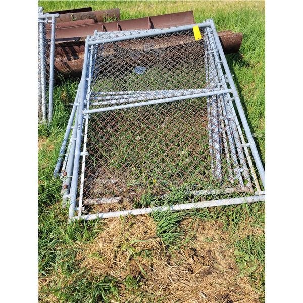 5- Chain link gates, approx. 72 in. x 50 in.