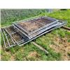 Image 1 : (4) 10ft chain link panels, and 4 chain link gates. 50".