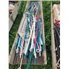 Image 2 : Large qty of step in fence posts, and lariat ropes of various lengths.