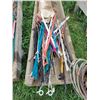 Image 3 : Large qty of step in fence posts, and lariat ropes of various lengths.