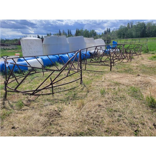 Qty of round bale feeders needing repair.