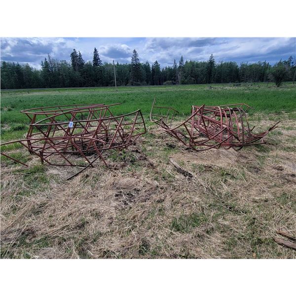 Qty of round bale feeders needing repair.