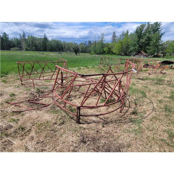 Qty of round bale feeders needing repair.