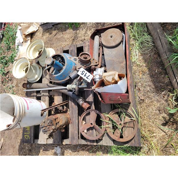 Pair of rims, assorted iron.