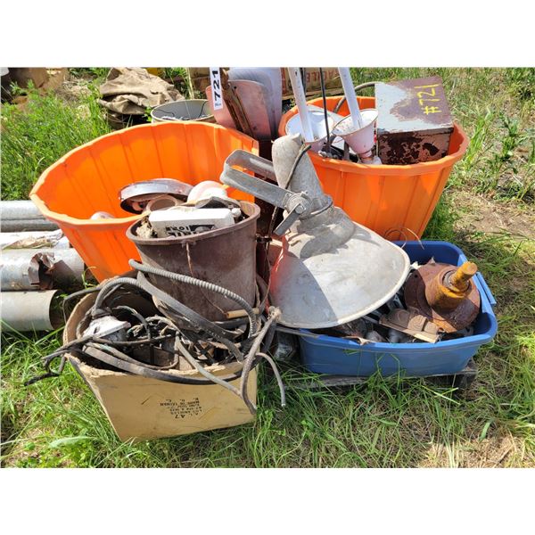 Light fixtures, fan blades, electrical boxes etc.