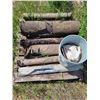 Image 1 : Various rolls of tar paper.