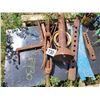 Image 2 : Harrow tines, assorted iron, linkage bar, etc.