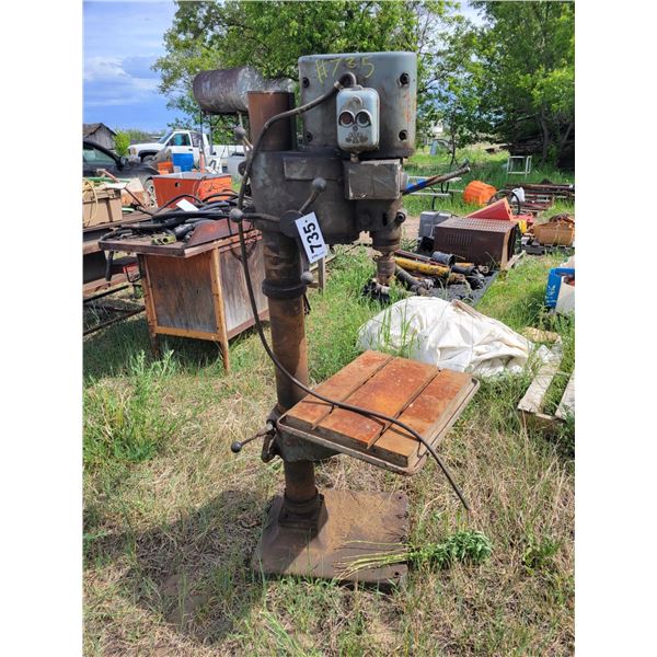 3 phase drill press. 1 hp.