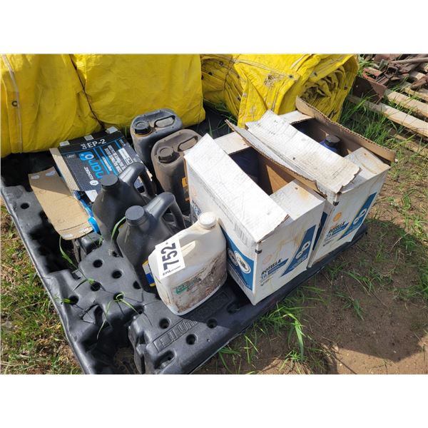 Grease, and misc. oils.