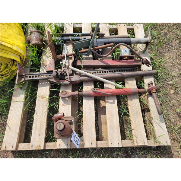 3 pt hitch, top bar, assorted jacks.