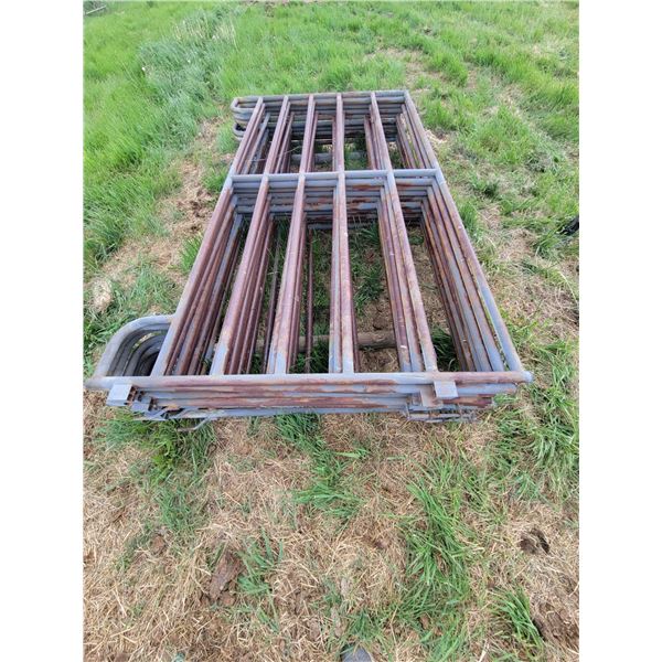 (So much each x 10) 10- heavy duty portable panels. 10ft, 1.5"pipe, 56" tall.