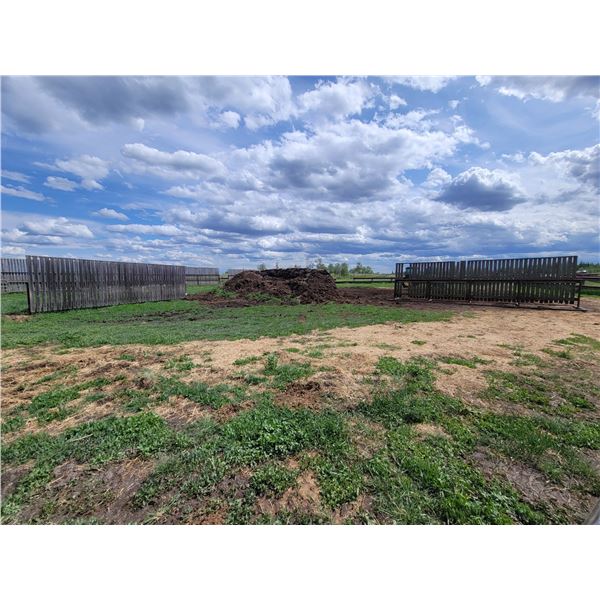 (So much each x 2) 2- freestanding 30ft windbreak panels. 9ft tall, fair condition. Approx. 2 7/8"pi