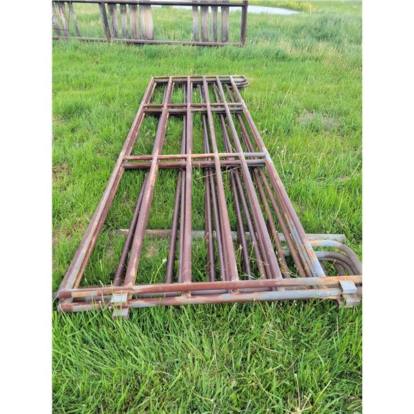 (So much each x 6) 6- medium duty portable panels. 16ft . 1.5" pipe.