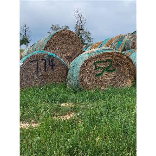 (Selling by the pile) 3 year old  hay . 52 round bales. Buyer responsible for load out.