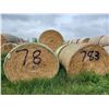 Image 1 : (Selling by the pile) 78 round bales of 2 year old hay. Buyer responsible for load out.