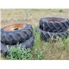 Image 5 : Assorted truck and tractor tires and rims. Various sizes.