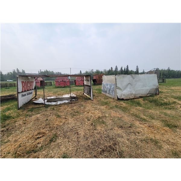 2 calf shelter frames. 11ft x 7ft.