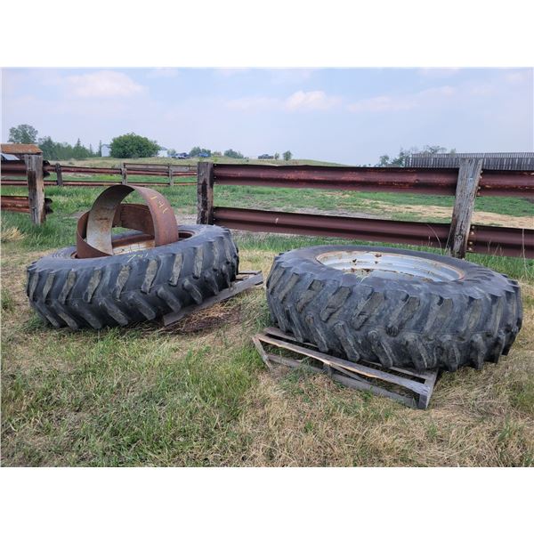 18.4-35 dual kit w/ spacer rings. 6ply.