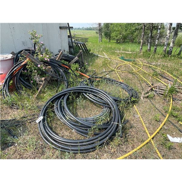 Large Qty of poly utility pipe.