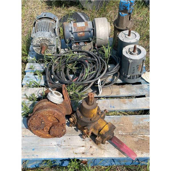 Qty of elec. motors, PTO angle drive.