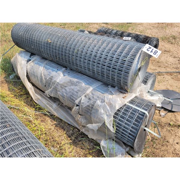 6ft welded wire rolls. 100ft .  3 rolls, as new